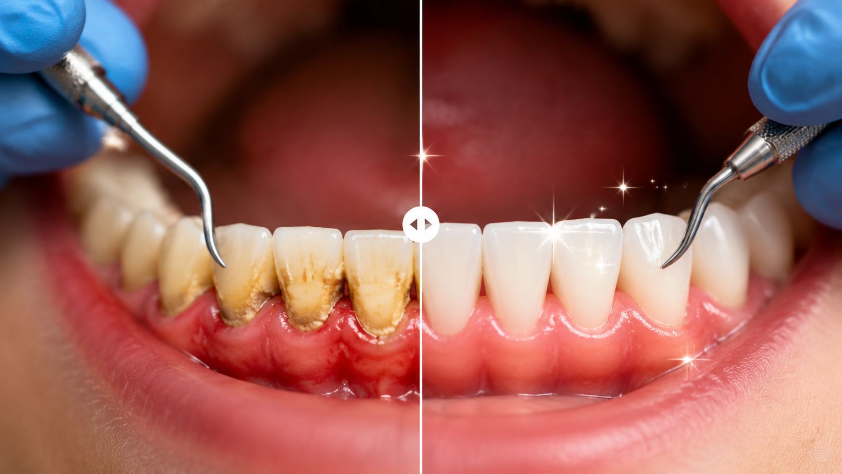 Professional teeth cleaning