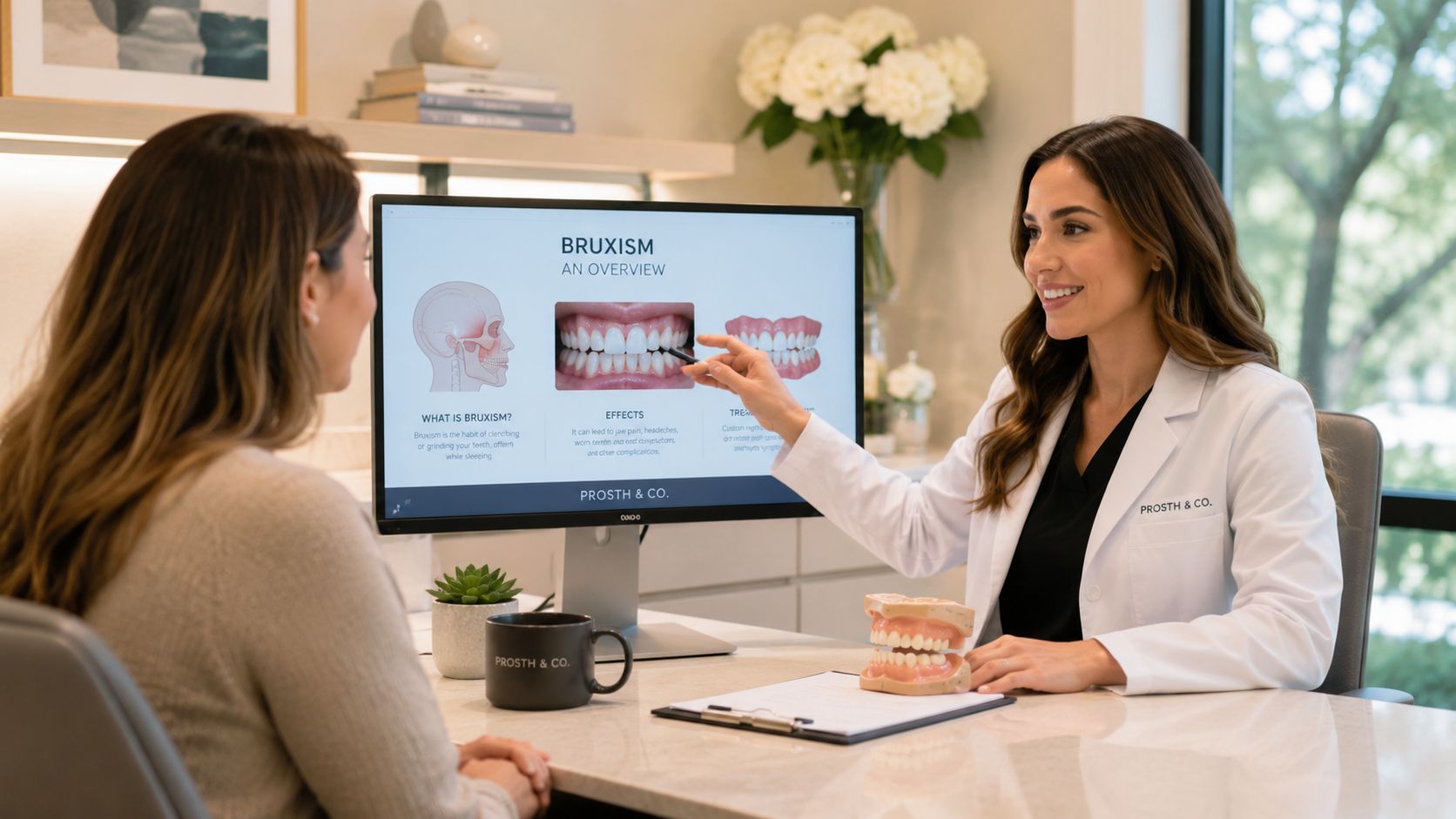 Your First Visit for Bruxism at Prosth & Co.